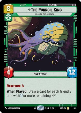 The Purrgil King - Leading The Journey (Foil) (623) - LOTF - Rare - Foil