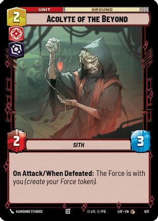 Acolyte of the Beyond (Foil) (631) - LOTF - Common - Foil