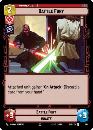 Battle Fury (Foil) (641) - LOTF - Uncommon - Foil