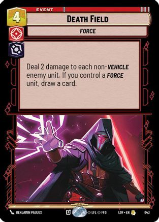 Death Field (Foil) (643) - LOTF - Rare - Foil