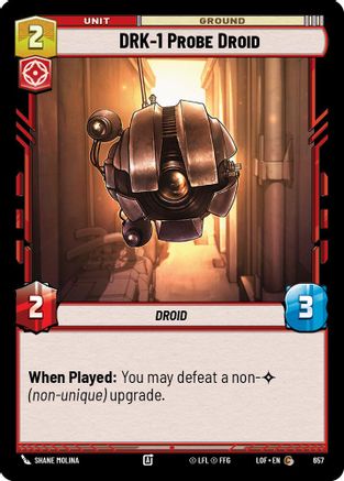 DRK-1 Probe Droid (Foil) (657) - LOTF - Common - Foil