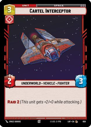 Cartel Interceptor (Foil) (659) - LOTF - Common - Foil