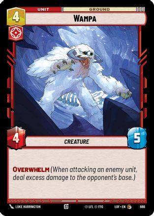 Wampa (Foil) (666) - LOTF - Common - Foil