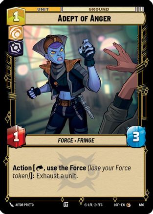 Adept of Anger (Foil) (680) - LOTF - Common - Foil