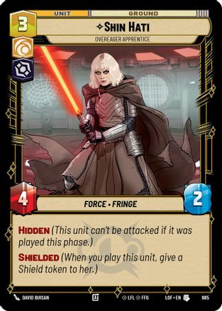 Shin Hati - Overeager Apprentice (Foil) (685) - LOTF - Uncommon - Foil