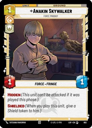 Anakin Skywalker - Force Prodigy (Foil) (692) - LOTF - Special - Foil