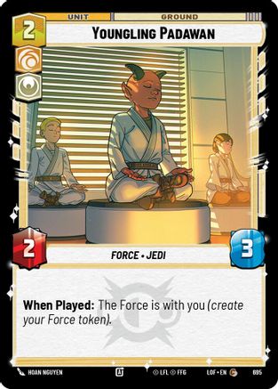 Youngling Padawan (Foil) (695) - LOTF - Common - Foil