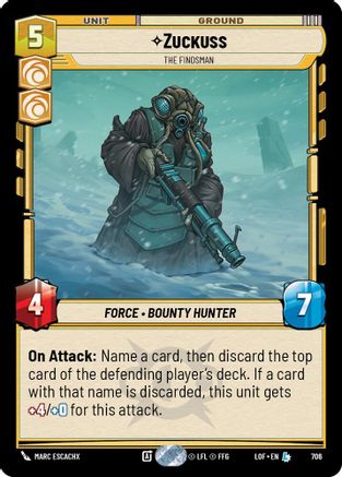 Zuckuss - The Findsman (Foil) (706) - LOTF - Legendary - Foil