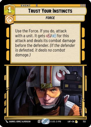 Trust Your Instincts (Foil) (723) - LOTF - Rare - Foil