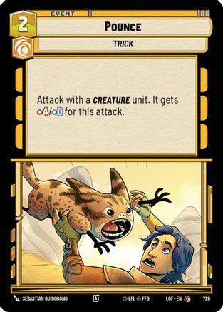 Pounce (Foil) (726) - LOTF - Common - Foil