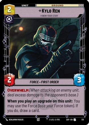 Kylo Ren - I Know Your Story (Foil) (731) - LOTF - Uncommon - Foil