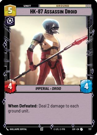 HK-87 Assassin Droid (Foil) (737) - LOTF - Uncommon - Foil