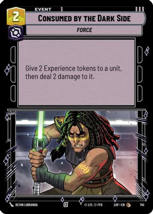 Consumed by the Dark Side (Foil) (741) - LOTF - Common - Foil