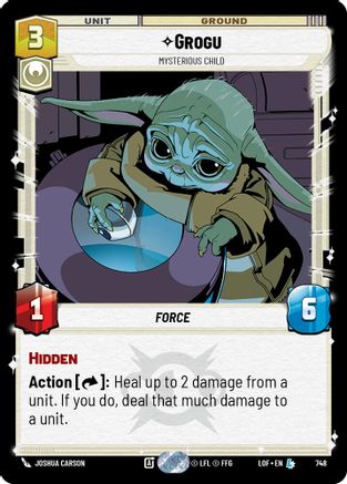 Grogu - Mysterious Child (Foil) (748) - LOTF - Legendary - Foil