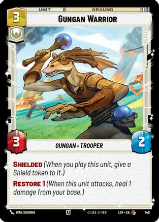 Gungan Warrior (Foil) (749) - LOTF - Common - Foil