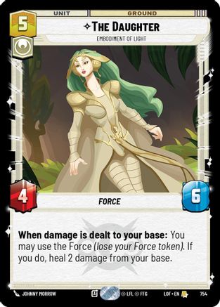 The Daughter - Embodiment of Light (Foil) (754) - LOTF - Rare - Foil