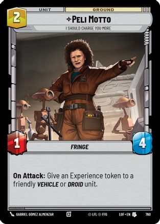Peli Motto - I Should Charge You More (Foil) (760) - LOTF - Uncommon - Foil