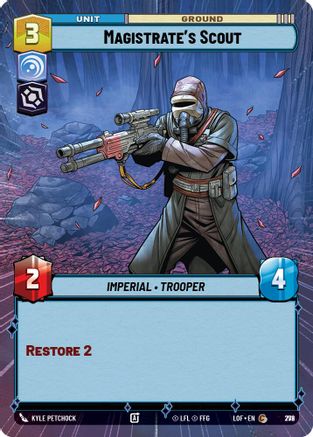 Magistrate's Scout (Hyperspace Foil) (772) - LOTF - Common - Foil