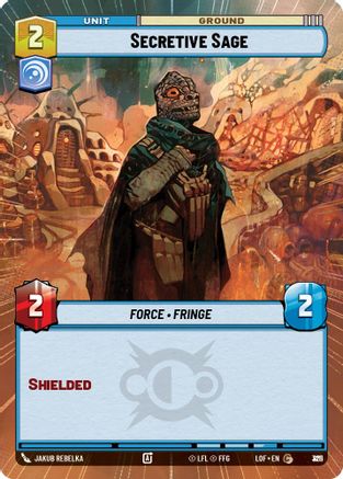 Secretive Sage (Hyperspace Foil) (801) - LOTF - Common - Foil