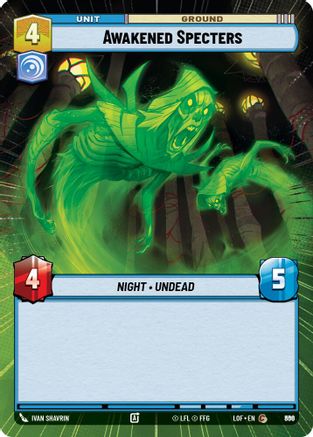 Awakened Specters (Hyperspace Foil) (806) - LOTF - Common - Foil