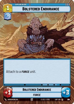 Bolstered Endurance (Hyperspace Foil) (814) - LOTF - Common - Foil