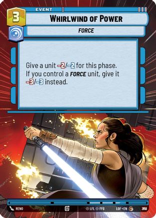 Whirlwind of Power (Hyperspace Foil) (818) - LOTF - Common - Foil