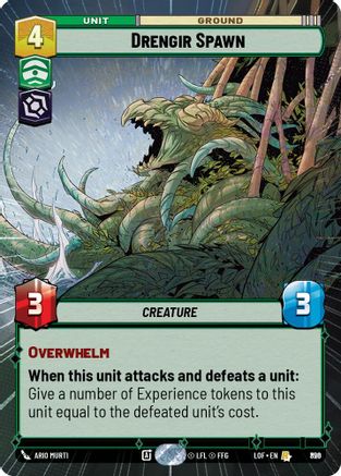 Drengir Spawn (Hyperspace Foil) (826) - LOTF - Rare - Foil