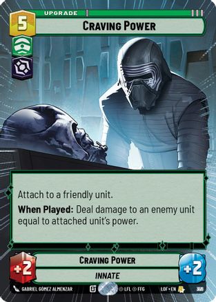 Craving Power (Hyperspace Foil) (831) - LOTF - Rare - Foil