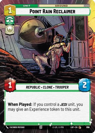 Point Rain Reclaimer (Hyperspace Foil) (832) - LOTF - Common - Foil
