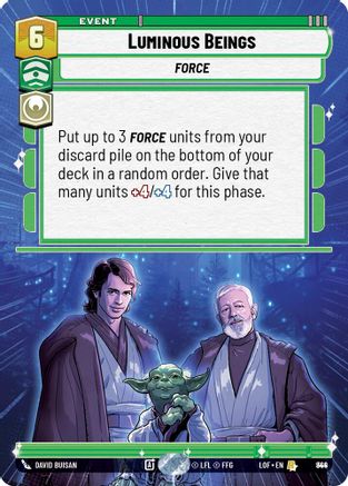 Luminous Beings (Hyperspace Foil) (844) - LOTF - Rare - Foil