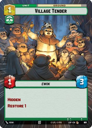 Village Tender (Hyperspace Foil) (847) - LOTF - Common - Foil