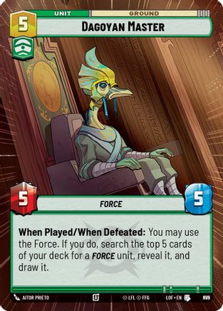 Dagoyan Master (Hyperspace Foil) (855) - LOTF - Uncommon - Foil