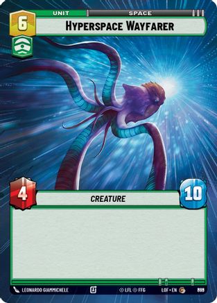 Hyperspace Wayfarer (Hyperspace Foil) (859) - LOTF - Common - Foil