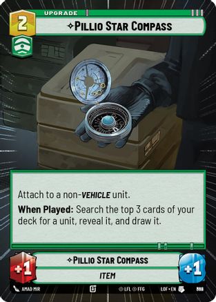 Pillio Star Compass (Hyperspace Foil) (862) - LOTF - Uncommon - Foil