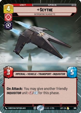 Scythe - Intimidating Silhouette (Hyperspace Foil) (875) - LOTF - Rare - Foil