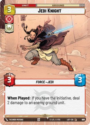 Jedi Knight (Hyperspace Foil) (885) - LOTF - Common - Foil