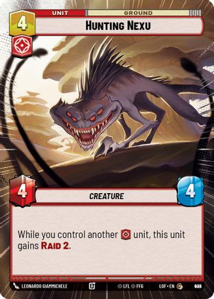 Hunting Nexu (Hyperspace Foil) (902) - LOTF - Common - Foil