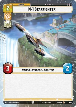 N-1 Starfighter (Hyperspace Foil) (932) - LOTF - Common - Foil