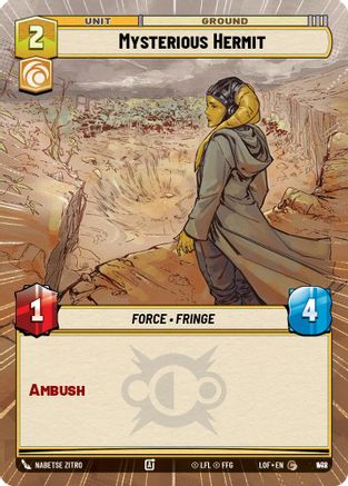 Mysterious Hermit (Hyperspace Foil) (948) - LOTF - Common - Foil