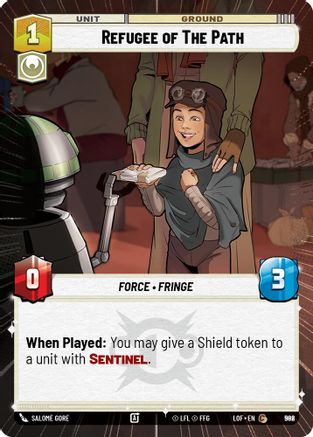 Refugee of The Path (Hyperspace Foil) (982) - LOTF - Common - Foil