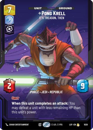 Pong Krell - It's Treason, Then (Prestige) (1028) - LOTF - Rare