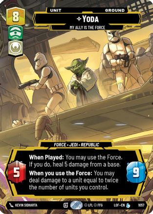 Yoda - My Ally is the Force (Prestige) (1057) - LOTF - Legendary