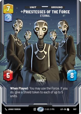 Priestesses of the Force - Eternal (Prestige Foil) (1087) - LOTF - Uncommon - Foil
