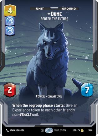 Dume - Redeem the Future (Prestige Foil) (1088) - LOTF - Rare - Foil