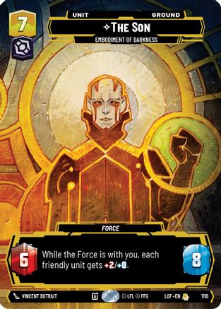 The Son - Embodiment of Darkness (Prestige Foil) (1110) - LOTF - Rare - Foil