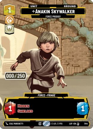 Anakin Skywalker - Force Prodigy (Serialized) (1144) - LOTF - Special - Foil