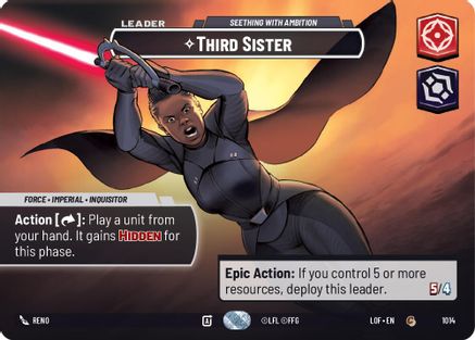 Third Sister - Seething With Ambition (Showcase) (1014) - LOTF - Common - Foil