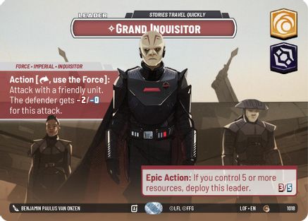 Grand Inquisitor - Stories Travel Quickly (Showcase) (1018) - LOTF - Common - Foil