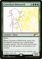 Craterhoof Behemoth (SLD-376) - mythic