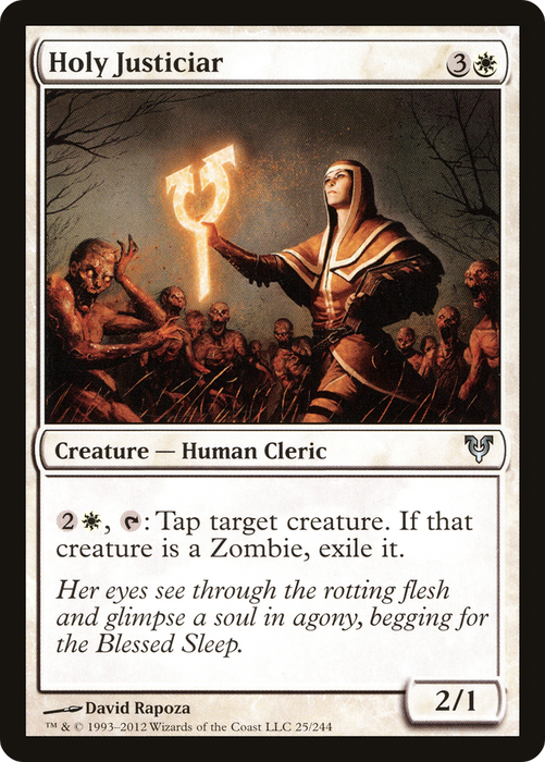Holy Justiciar (AVR-025) - uncommon - Foil